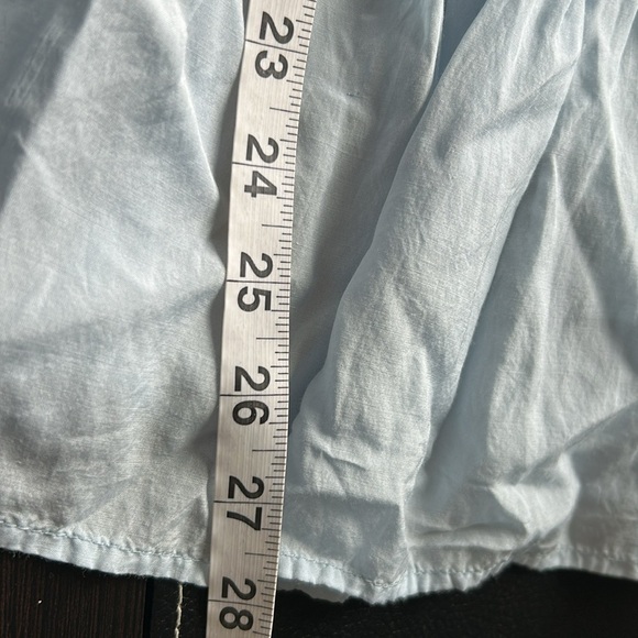 Free People Sunbeams A line Dress Womens Blue Off the Shoulder Boho Festival XS - Picture 13 of 14